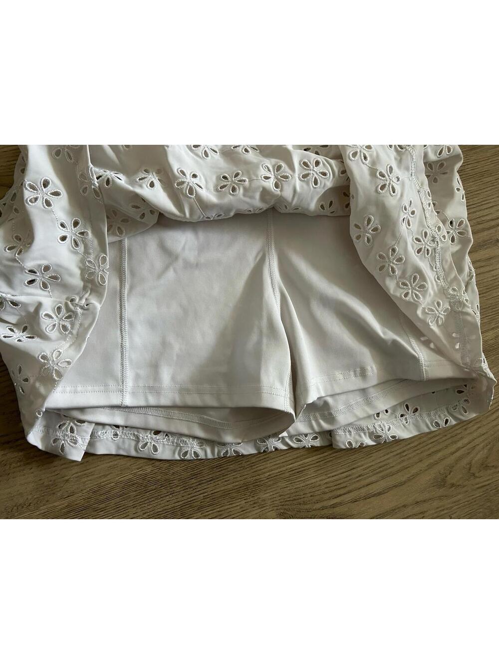 Beach Riot Women's Trixie Magnolia White Athletic Skort Size Large - Picture 6 of 7
